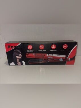 Memes Vapor Hair Straightener- Red - Never Used